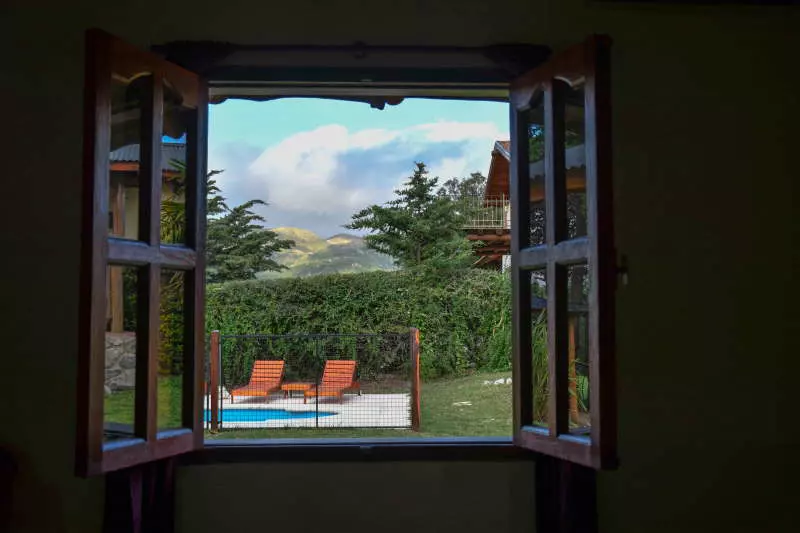 Interior de Cabaña Cosmos