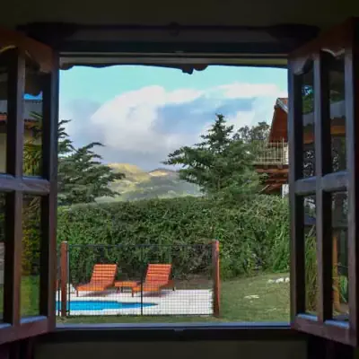 Interior de Cabaña Cosmos